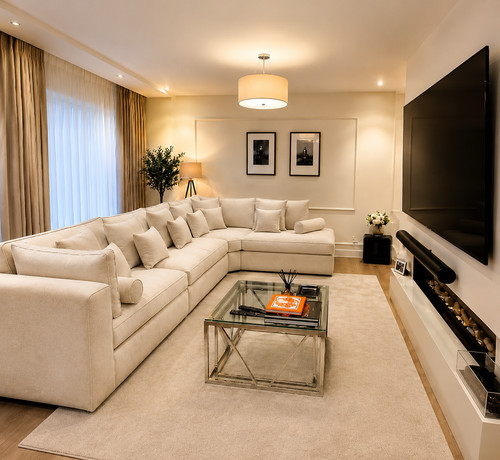 Alan shape corner sofa - shape,