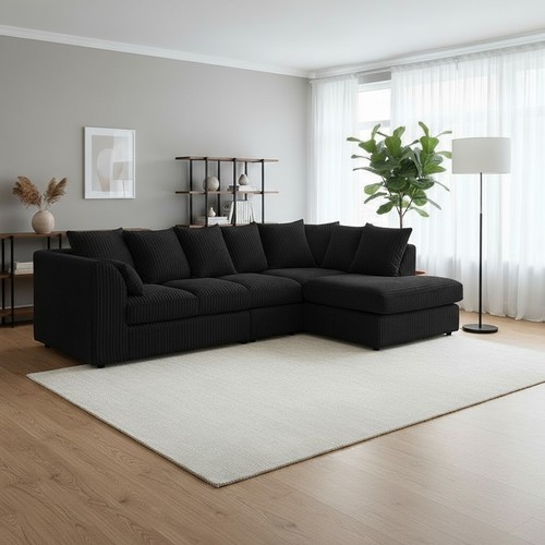 Jumbo cord corner couch - jumbo,
