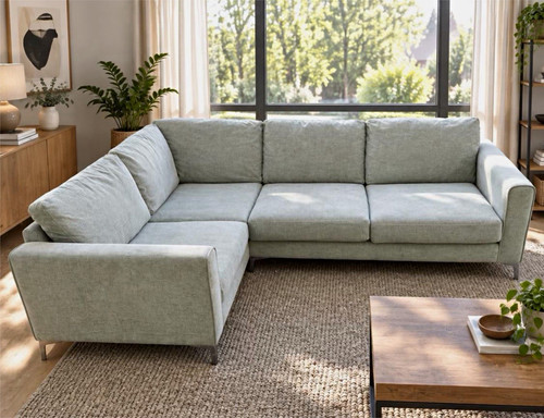 Dfs light grey fabric shaped - dfs,