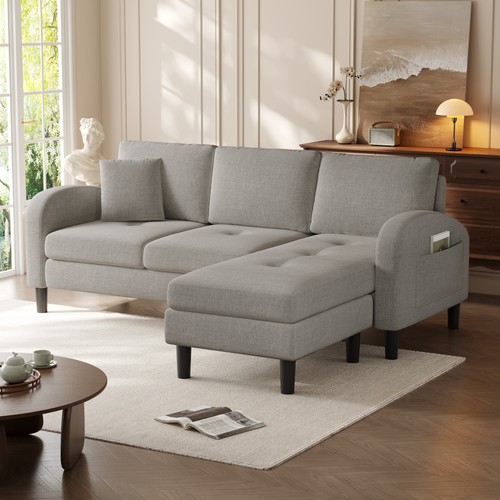 Shape corner sofa linen 3 - shape,