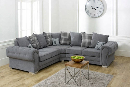 Verona corner sofa grey - sofa, 5