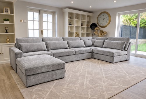 Luxury ruby corner sofa - ruby,