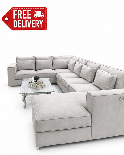 Alan shape corner sofa - u-shape,