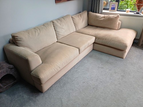 Next beige cloth shaped - beige, l-shaped