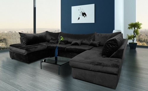 Shape sofa sale brand new - u,