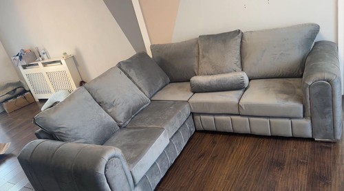 Grey corner sofa comfortable - corner,