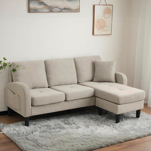 Corner sofa chaise lounge - sofa,