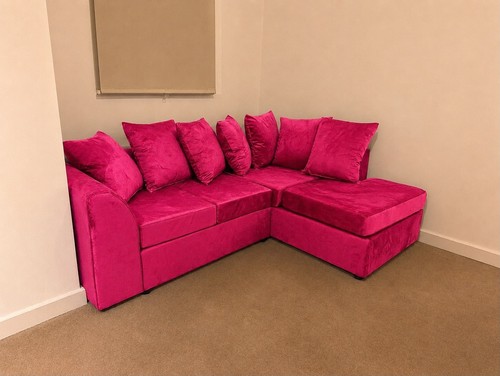 Seater cerise color - seater, plush