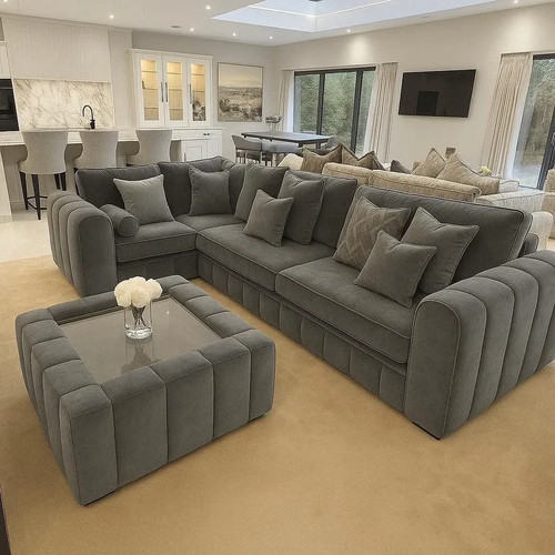 Grey lilly corner - corner, sofa