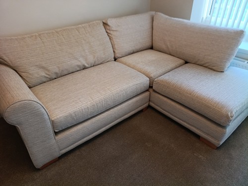 Next beige fabric corner sofa - next,