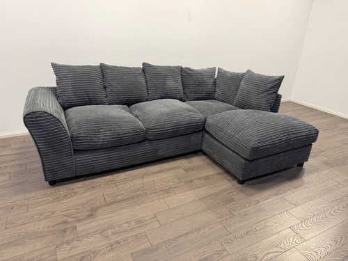 Harry large grey fabric - fabric, right