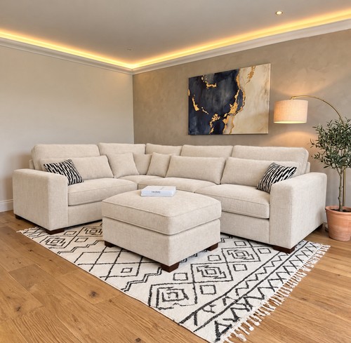 Luxury ruby corner sofa - luxury|,