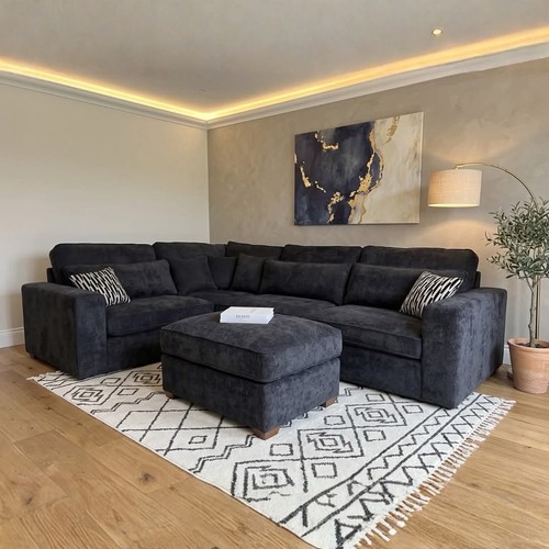 Luxury ruby corner sofa - luxury|,
