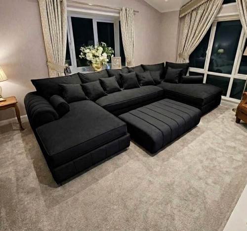 Plush black corner - plush,