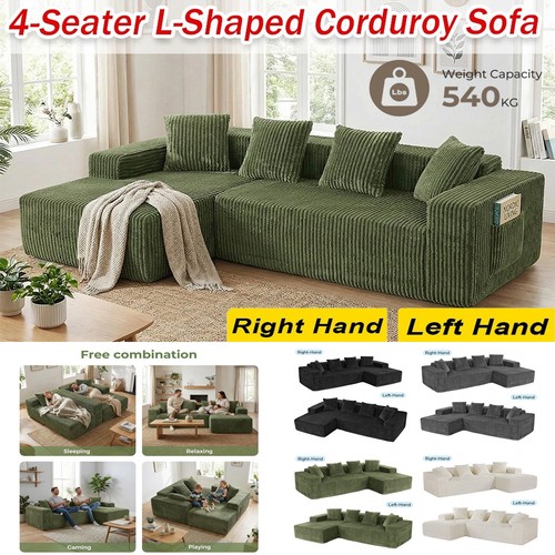 Shaped corner sofa - corner, with