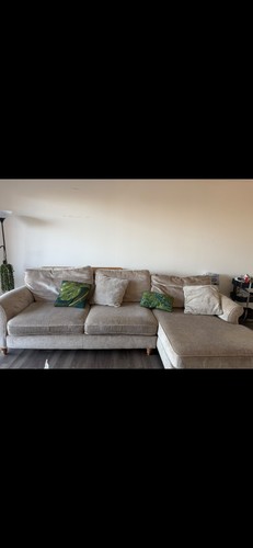 Next beige fabric - corner, sofa