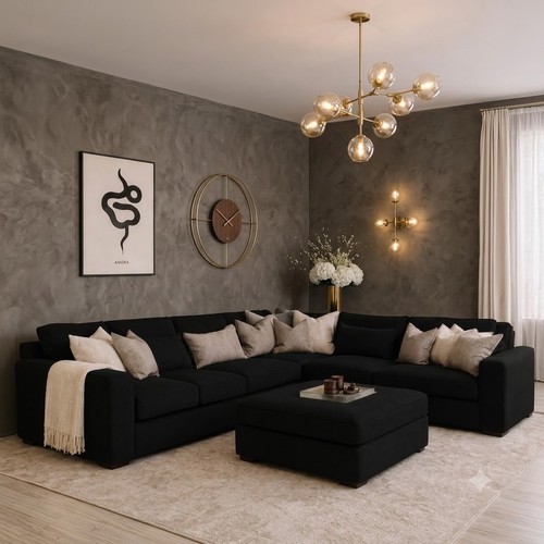 Luxury ruby corner sofa - ruby, |