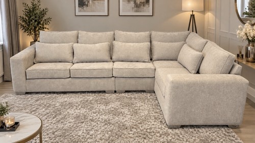 Luxury ruby corner sofa - ruby, |