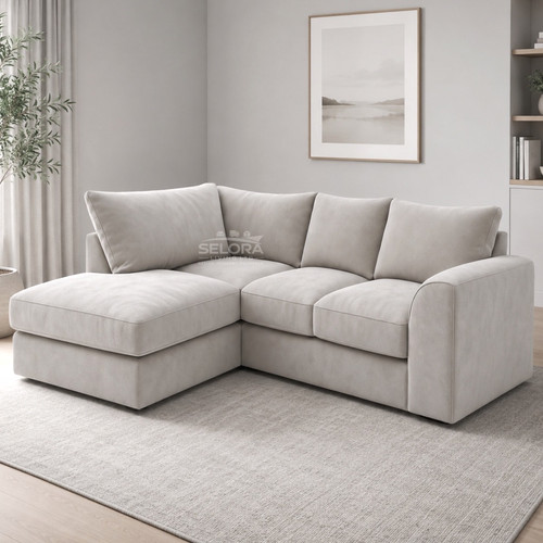 Dylan cream plush velvet - dylan,