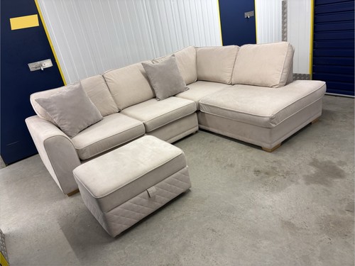Dfs cream shape - dfs, sofa