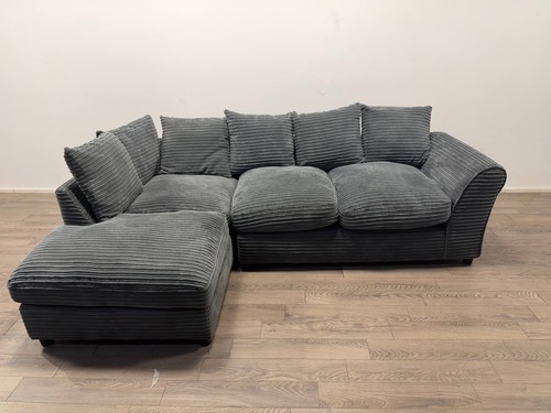 Harry grey fabric large left - grey,