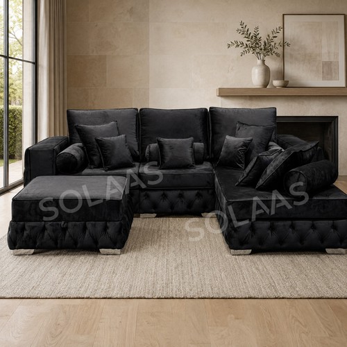 Solaas calderra black fabric - calderra,