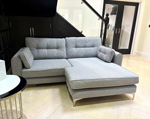 Grey fabric corner left - corner, /left