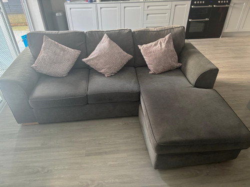 Grey fabric dfs upholstered - grey,