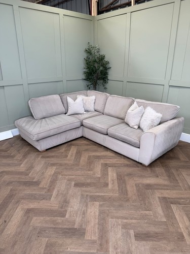Cream velvet dfs orka left - -,